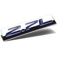thumbnail image 2 of DNA Motoring 2.7L Metal Grill Trunk Emblem Decal Logo Trim Badge Polished Chrome Blue, 2 of 3