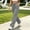 Gray, variant on KICILVS Straight Leg Pants Women High Waist Wide Sweatpants Drawstring Elastic Casual Trousers with Pockets Comfy Bottoms Green