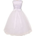 thumbnail image 2 of Big Girls' White Rhinestone Belt Communion Flowers Girls Dresses Red 8, 2 of 2