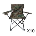 thumbnail image 1 of Silla Plegable Para Acampar Playa Pesca Y Exterior CJR 10 Pack Verde, 1 of 2