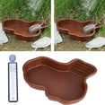 thumbnail image 6 of oshhnii Reptile Bathing Dish Pool Reptile Feeding Water Bowl for Snake Gecko Lizards without Pipe, 6 of 9