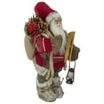 thumbnail image 4 of Northlight 12" Standing Santa With a Sled and Lantern Christmas Figure, 4 of 5