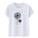 thumbnail image 5 of Blusas de Manga Corta para las Mujeres Divertida Impresión Cuello Redondo Camiseta Vintage, Blusas de Primavera para las Mujeres, 5 of 5