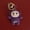 Purple antenna small, variant on Cartoon cute little antenna doll, Weaving Girl yarn knitted keychain pendant, super cute animal pendant
