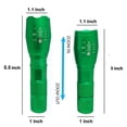 thumbnail image 4 of 2pc  G1000 Military Tactical Flashlight 5 Modes Zoomable Adjustable Focus - Ultra Bright LED Tactical Flashlight - Full Kit  (Green), 4 of 4