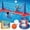 Red, variant on Syncfun Inflatable Pool Float Set with Pool Volleyball & Pool Basketball Hoop, Summer Pool Game for Kids and Pool Floats Adults - Orange