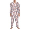 thumbnail image 3 of Fotbe Elephant Pijama de Hombre con Estampado de Manga Larga, Conjunto de 2 Piezas, Ropa de Dormir Suave y Cómoda con Bolsillos-Small, 3 of 7