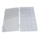 thumbnail image 5 of Caja de almacenamiento de joyas KEWITY organizadora acrílica transparente 21 rejillas, 5 of 5