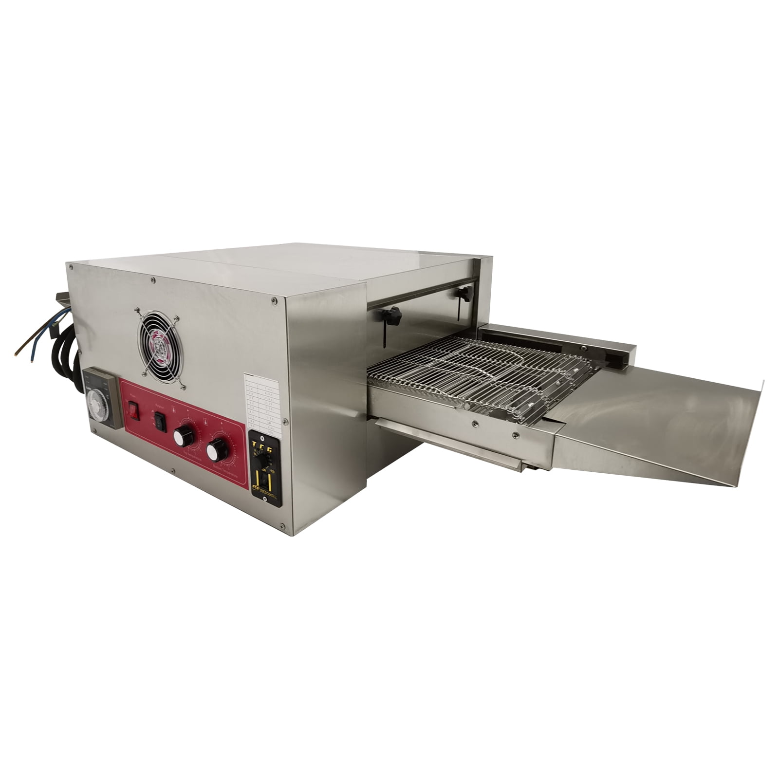 12" Belt Countertop Conveyor Pizza Oven Commercial Baking Electric Oven Chain Type 220V 1PH