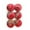 Red RD, variant on WIZUTIZ Shatterproof Christmas Tree Ornaments 6-Pack Metallic Hanging Balls with Glitter Finish Non-Breakable for Party Home Holiday Decor