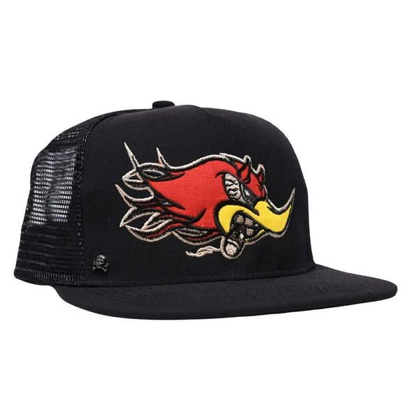 Gorra Trucker Plana Negra Kingmonster Built For Speed