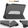 thumbnail image 4 of Allytech Google Pixel Tablet Case 10.95" 2023, Multi Angle Viewing Kickstand Shockproof Ultra Slim Fit Drop Protection Case Cover for Google Pixel Tablet 10.95" - Gray, 4 of 10