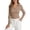 Khaki, variant on Women's V-Neck Tee Long Sleeve Slim Fit Casual Top Light Gray S