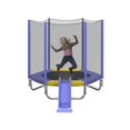 thumbnail image 1 of 7FT Trampoline With Safety Enclosure Net, Slide And Ladder, Easy Assembly Round Outdoor Recreational Trampoline, 1 of 5