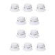 thumbnail image 3 of Sonducket Gorro de pescador transpirable de poliéster para protección solar y comodidad, parasol, protector solar, gorro de pescador, blanco, blanco 58cm 10Conjunto, 3 of 6