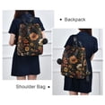 thumbnail image 4 of FORMRS Women's Travel Backpack Purse Anti-Theft Hidden Pockets Casual Shoulder Bag, Dark Floral Pattern, 4 of 7