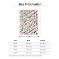 thumbnail image 5 of Sikiie Colorful Spots Cozy Flannel Fleece Throw Blanket: Lightweight & Thick for All Seasons - Perfect for Women, Men, & Kids"60"x50", 5 of 6