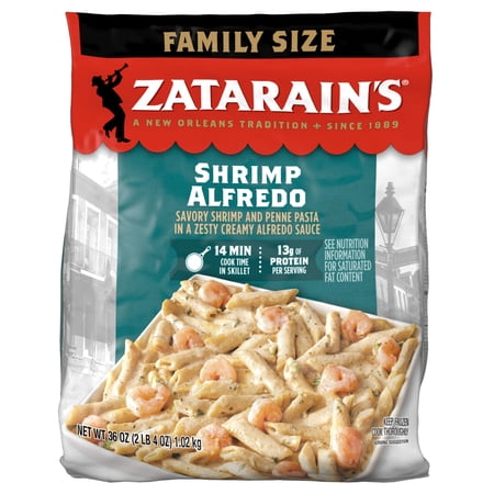 Zatarain's Frozen Shrimp Alfredo, 36.0 oz Bag