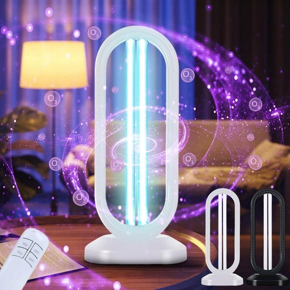 Fiudx Lámpara de Escritorio con Control Remoto, Luz Led de Bajo Consumo, Temporizador Inteligente, Diseño Portátil y Versátil, Decoración Moderna para El Hogar, Brillo Ajustable, Potencia de 38 W, Ta