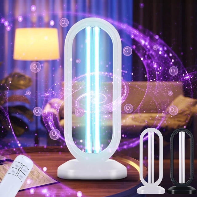 Fiudx Lámpara de Escritorio con Control Remoto, Luz Led de Bajo Consumo, Temporizador Inteligente, Diseño Portátil y Versátil, Decoración Moderna para El Hogar, Brillo Ajustable, Potencia de 38 W, Ta