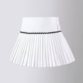 thumbnail image 6 of Girls Tennis Skirts with Built-In Shorts Flared Girls Uniform Skorts High Waist Girls Golf Skirt 9-10 Years, 6 of 9