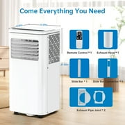 FOLDLIFE 10,000 BTU 115V Portable Air Conditioner with Comfort Sense Remote, US standard NPLD3-06C/X1E, White