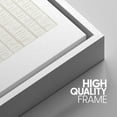 thumbnail image 4 of PixonSign Framed Wall Art Set Tan Geometric Pattern Landscape Canvas Print Abstract Cozy Neutral Boho Wall Decor Modern Art Nordic for Living Room, Bedroom, Office - 16"x24"x3 White, 4 of 5