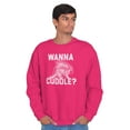 thumbnail image 5 of Wanna Cuddle Porcupine Animal Lover Sweatshirt for Men or Women Brisco Brands S, 5 of 6