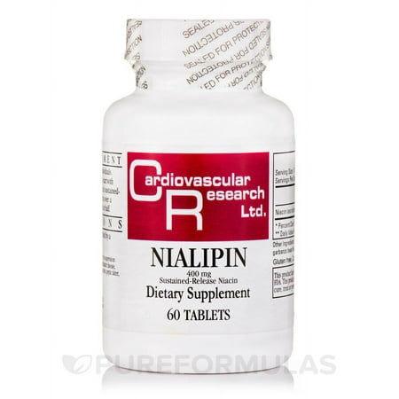 Ecological Formulas - Nialipin 400 mg Sustained-Release Niacin - 60 Tablets