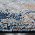 thumbnail image 3 of SAFAVIEH Aston Calanthia Abstract Area Rug, Navy/Gold, 6'7" x 6'7" Round, 3 of 10