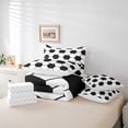 thumbnail image 6 of Castle Fairy Female Men Soccer Game Twin Bedding Sets 7-Piece,Sport Gamer Football Bedding Comforter Set Microfiber,Geometric Honeycomb Hexagon Breathable Sheet Sets,Lightweight Room Decor, 6 of 8