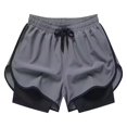 thumbnail image 1 of Pantalones cortos de entrenamiento para hombre, ropa deportiva cómoda, pantalones cortos deportivos para culturismo en la playa 2XL, 1 of 8