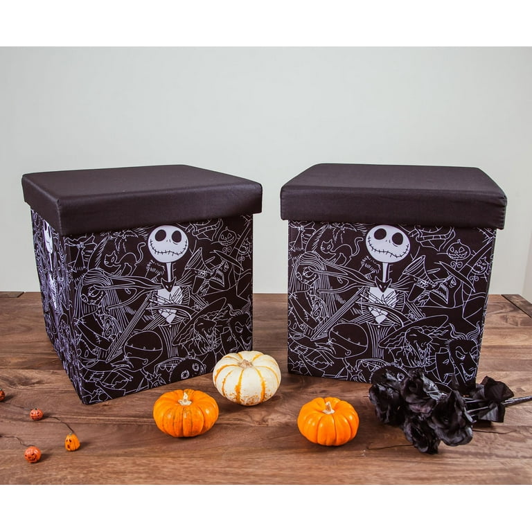 Disney The Nightmare Before Christmas Jack Skellington Storage Bins | Set of 2 Disney The Nightmare Before Christmas Jack Skellington Storage Bins | Set of 2