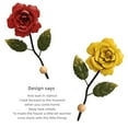 thumbnail image 5 of Dream Lifestyle Decorative Wall Hooks, Wall Mounted Art Flower Rose Iron Hook for Hanging Coat Hat Key Towel, Vintage Hanger for Living Room Bedroom Bathroom Door, Home Decoration, 5 of 8