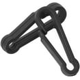 thumbnail image 3 of 100 Pcs Multifunctional Plastic Clip Hook Black Mini Lock Backpack Strap Back Hook Key Chain Connector Buckle Accessories, 3 of 6