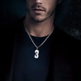 thumbnail image 4 of FindChic Football Necklaces for Men, Stainless Steel Number 0-9 Pendant Necklace Jewelry Chains for Him with Gift Box, 4 of 9
