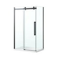thumbnail image 2 of OVE Decors Bel Soft-Close Matte Black 48" Frameless Sliding Soft Close Shower Door, 2 of 12