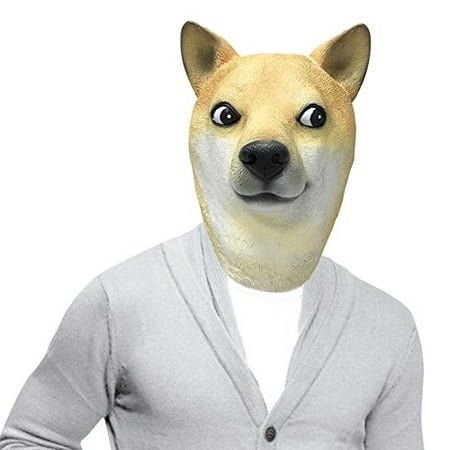 Doge Shiba Inus Style Mask Dog Halloween Costume Face Mask Off The Wall Toys Kennel Club