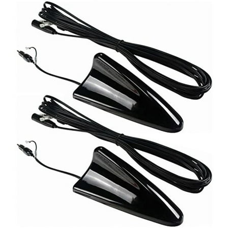 (Pack of 2 )Nippon Roof Mount Shark Fin AM/FM Antenna with 5 Meter Extension Cable