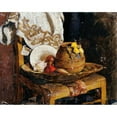 thumbnail image 3 of Alexander Rothaug 14x12 Black Modern Framed Museum Art Print Titled - Still Life with Jug and Fruits (1895), 3 of 5