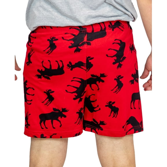 LazyOne Funny Animal Boxers, Novelty Boxer Shorts, Humorous Underwear, Gag Gifts for Men (Classic Moose, XX-LARGE)