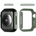 thumbnail image 2 of For Compatible with Apple Watch Series 7 Case 45mm Green,Shockproof Hard PC Matte Bumper Case Smooth Apple Watch 7 Protective Cover Case for Apple Watch 7 Case 45mm Men Women（Khaki）, 2 of 5