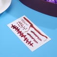 thumbnail image 1 of Calcomanías de arte corporal desechables Pegatinas de tatuajes falsos impermeables de Halloween (2) Ndcxsfigh Cuidado Belleza, 1 of 6