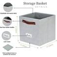 thumbnail image 3 of Storage Basket xx Baskets Storage Organization Bins with Labels (Kallax/ ), 3 of 9