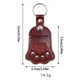 thumbnail image 3 of Methold 2 piezas, llaveros de almacenamiento, llaveros con forma de pata de gato, cadenas de regalo para mascotas, material suave y para Memoriales de mascotas marrón oscuro, 3 of 6