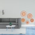 thumbnail image 2 of Escultura de gato de resina de pared tejido de ratán, adorno decorativo único para sala de estar, dormitorio, pasillo, salón de té, porche,, 2 of 8