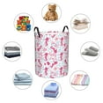 thumbnail image 6 of Daiia Seahorse and Starfish Round Laundry Basket with Handles Thickened Waterproof Circular hamper,Dirty Clothes Storage Basket for Bedroom,Bathroom,College Dorm-Small, 6 of 8