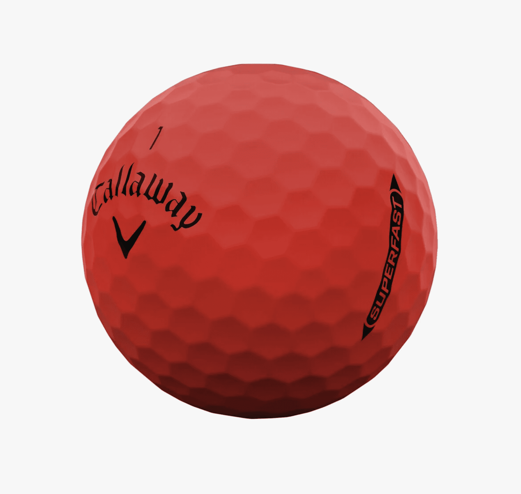 (4 pack) Callaway Superfast 2025 Golf Balls 15pk, Bold Red