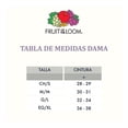 thumbnail image 4 of Pantalón tipo yoga Fruit Of The Loom Para mujer, de felpa, negro, talla CH, 4 of 4