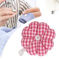 thumbnail image 1 of Needle Collector, Vivid Exquisite Pin Cushion Cute Cartoon  for Sewing for Home Colorful,Rose Red Check,Small Flower,Yellow White Dot, 1 of 7